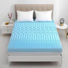 Blue gel foam mattress