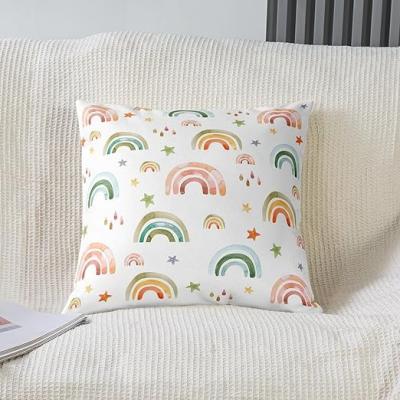 Rainbow Throw Pillow